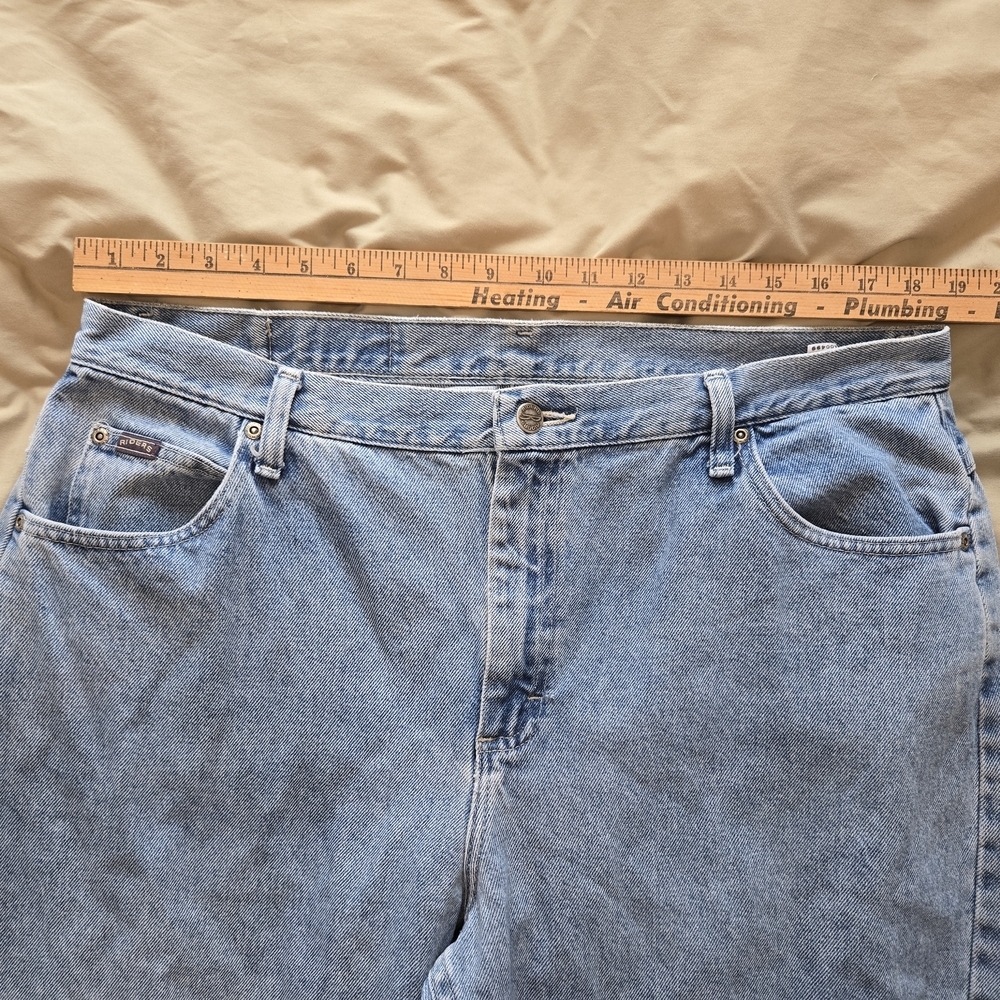 VTG Riders Denim Womens Straight Leg Blue Jeans - Picture 7 of 11